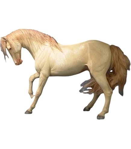Amazon.co.jp: 1/6 サイズ アハルテケ ホース 馬 黄金の馬 動物 リアル