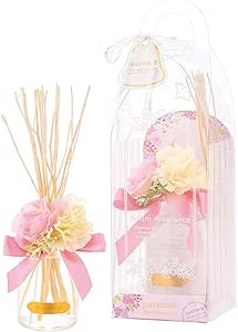 サンハーブ ルームフレグランスフラワー ピュアローズ 100ml(芳香剤 花かざり付 うっとり幸せなばらの香り)