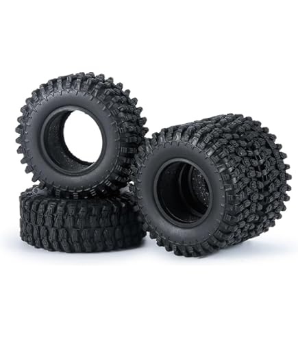 Amazon | TRZX 4個 ラバーRCタイヤ 42mm 1/18スケール用 京商
