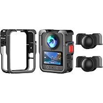 Protection D'écran Pour DJI Osmo 360 - Verre Trempé 9H + Bouchon D'objectif En Silicone