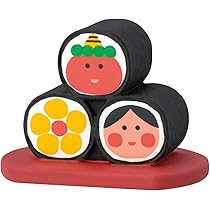 Amazon.co.jp: デコレconcombre 鬼っこ猫 恵方巻 約26×33×h43 ZFK
