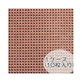 タイル シート リフォーム 陶器タイル 磁器質施釉 タイルシート １ケース（１０枚入り） オレンジ