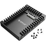ORICO 2.5 → 3.5変換 2.5インチ HDD / SSD 変換マウンタ SATAインターフェース内蔵 HDDケース 3.5インチ 変換ブラケット ネジ付き ブラック 1125SS