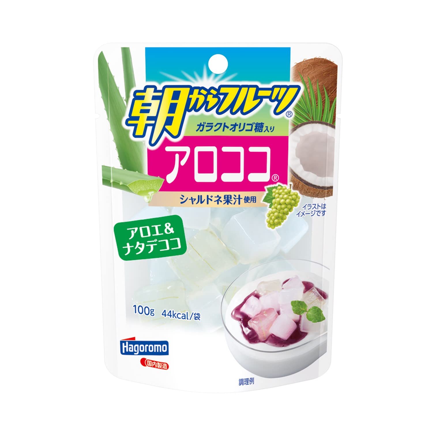 【46%OFF】【577円】 はごろも 朝からフルーツ アロココ パウチ 100g×6個
