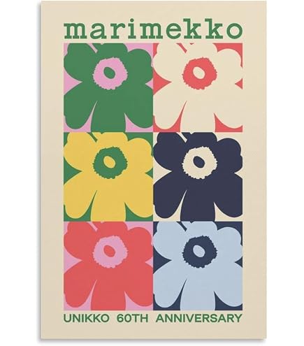 Amazon.co.jp: マリメッコ ウニッコ コラーシ ポスター 50x70cm