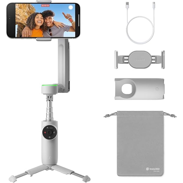 Insta360 Flow インスタ360 箱付き Insta360 Flow ケース 保護ケース 耐衝撃 Flow本体やケーブル