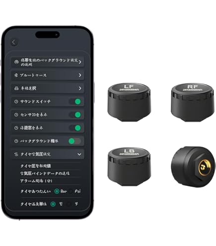 Amazon.co.jp: AirmoniX エアモニエックス タイヤ空気圧センサー