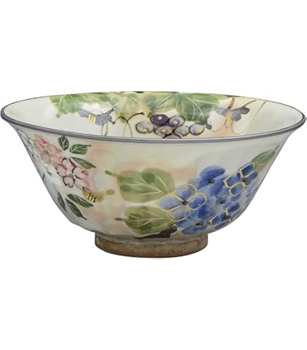 陶器　清水焼 Amazon｜アイトー(Aito) 京焼 清水焼 陶あん窯 飯碗 花結晶 (銀藤