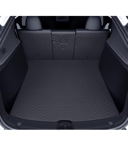 Amazon | エコレザー製 テスラ モデルY/ModelY トランクマット 防滑