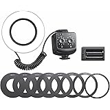 Godox RING72 マクロリングライト 撮影用ライト5600K 10段階調光 調光範囲10％-100％ マクロLEDリングライト カメラ/一眼レンズカメラ用 人物のクローズアップ 動植物の写真撮影用 [並行輸入品]