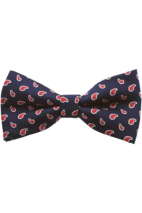 Amazon | [Bowties.jp] イエロー ブルー ストライプ 蝶ネクタイ