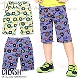 (ディラッシュ) DILASH初夏'16 レコード柄ストレッチチノハーフパンツ 110 パープル
