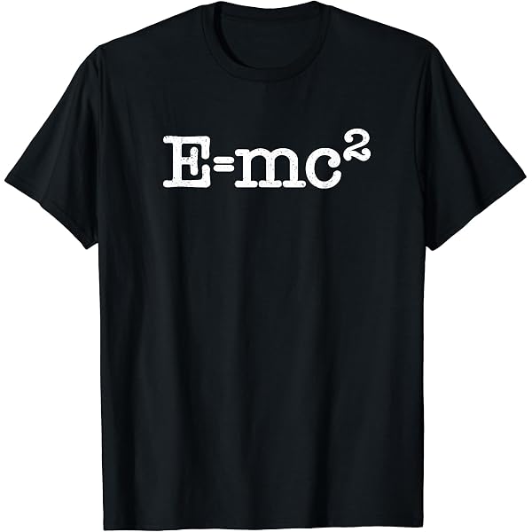 Amazon | 物理相対性理論E = mc2方程式の式 E=mc2 Tシャツ | Tシャツ