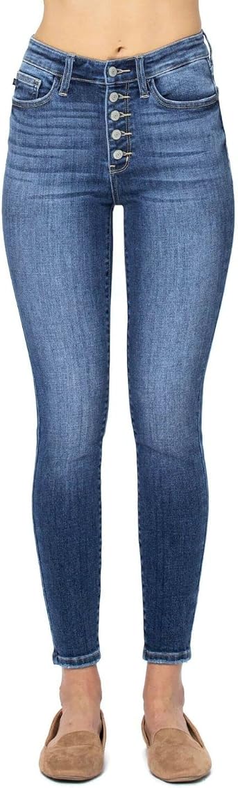 Judy Blue Women's High Rise Exposed 