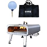 ENRO ポータブル ピザ窯 ガス式窯焼名人 【お庭やマンションのベランダで本格ピザが焼ける】 収納バッグ付き