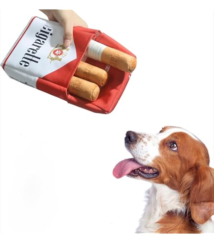 Cigarette Dog Toy Marlboro, Dog Toy Cigarette Pack, Dog Cigarette Toy,  Interactive Cigarettes Dog Toy, Pet Cigarette Toy, Suitable for Puppies,  Small and Medium Dogs (1pc) : Amazon.com.au: Pet Supplies