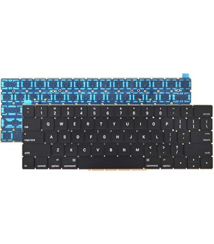 Willhom Replacement Keyboard US Layout for MacBook Pro with Retina