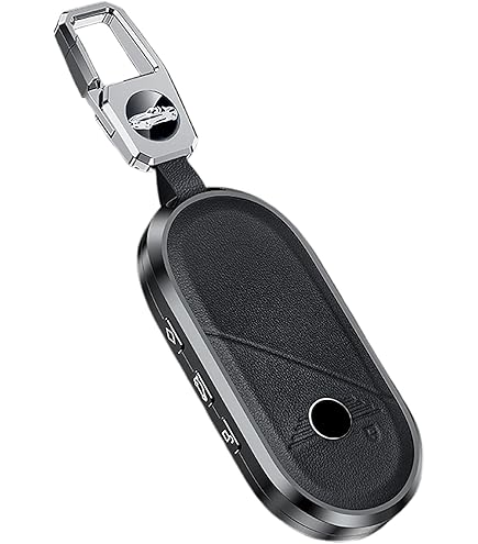 Ontto Cowhide Car Key Cover Fit For BMW MINI One Cooper S F66 PHEV - View #5