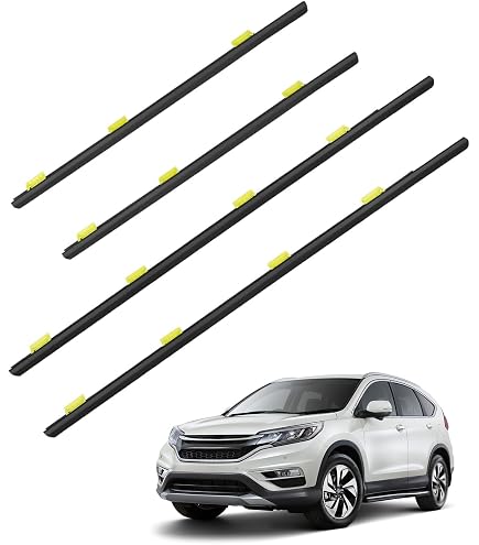 NewYall Outer Door Window Belt Weatherstrip Molding Seal Set - For Toyota Corolla Altis 1.8L 2003-2008