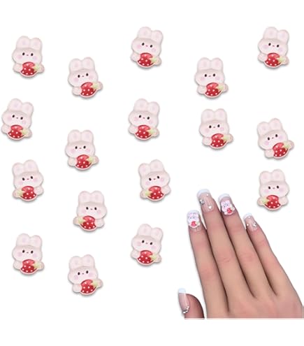 Amazon.co.jp: ファイニエ ネイルパーツ クマ リボン ブラウン 8.5mm