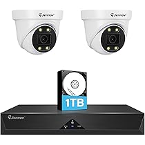 Amazon.co.jp: 【4K対応・130°視野角】JENNOV 防犯カメラ 屋外 有線 2