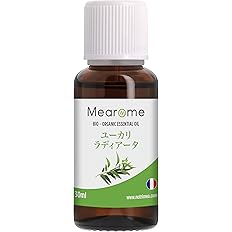 Amazon ユーカリ ラディアータ エッセンシャルオイル オーストラリア産 30ml 100 天然 フランス製 オーガニック Mearome Laboratoires Nutrimea ビューティー 通販