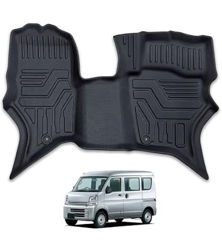 Amazon | エブリイバン DA17V AT車 3D フロアマット 運転席 助手席 1列