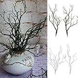 卓仕朗　枝葉 枝 人工植物 観葉植物 インテリア　本物ソックリ　飾り　2本