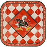 Kole Imports OF218 Miami Hurricanes Lunch Plates Set [並行輸入品]