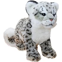 Amazon.co.jp: keaiart-ly ユキヒョウぬいぐるみ 18インチ