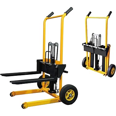 R602【購入前配送先確認】ハンドフォークリフト400kg 195×108×60 R602【購入前配送先確認】ハンドフォークリフト400kg 195×108×60 602