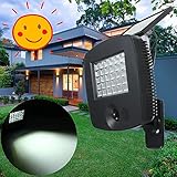 ILS - 30LED Solar PIR Motion Sensor Light Outdoor Garden Path Security Lighting Lamp