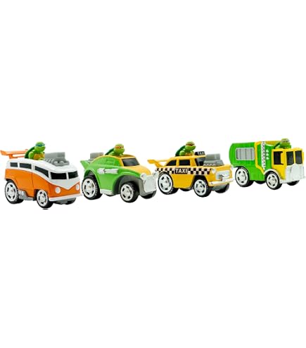 Teenage Mutant Ninja Turtles, 1:64th Diecast Shell Riders Set