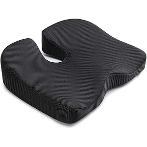 IKSTAR 第四世代 ヘルスケア座布団 低反発クッション ブラック