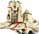 Silly Phillie Safari Themed Hooded Towel Unisex Baby Gift Set by Silly Phillie