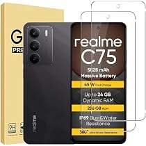 Amazon | realme C75 スマートフォン 8+256 GB、IP69、5828 mAh
