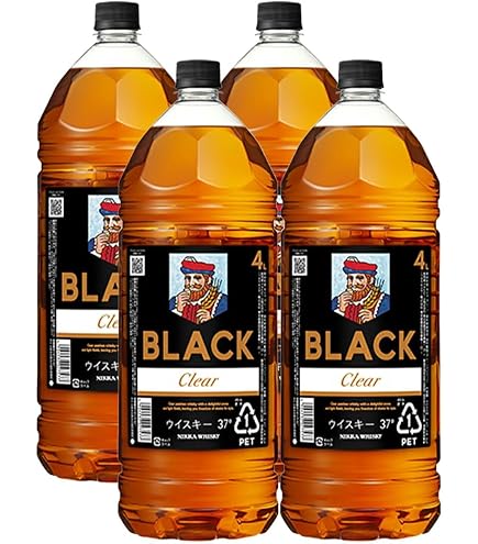 Amazon.co.jp: ブラックニッカ クリア 4Lペット 4L × 4本 : 食品・飲料