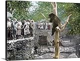 The Henry Fordプレミアムシックラップキャンバス壁アート印刷題名The Bear Pit LINCOLN PARK CHICAGO ILLINOISヴィンテージ写真 40" x 30" a