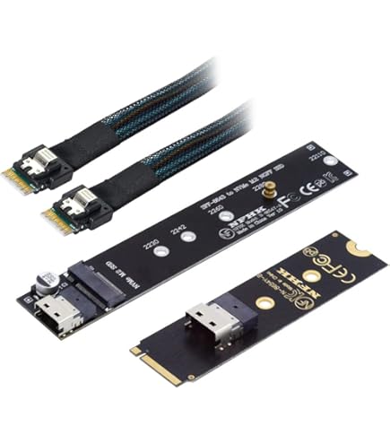 Cablecc Adattatore Estensione SSD NGFF – Da M.2 2230 A 2242, B+M Key A M-Key, Per Legion Go ThinkPad