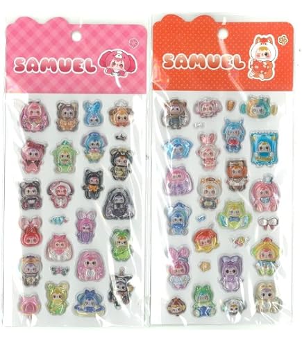 Amazon.co.jp: サミュエル トゥインクルシール 4種セット : 文房具