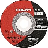 HILTI (ヒルティ) セツダントイシ AC-D 125x1.0x22.23 SP 10枚 2145130