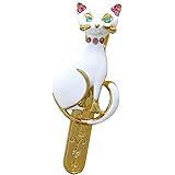 [3carat] バッグキークリップ おすわり猫ちゃん 猫グッズ キーホルダー 2秒で鍵が見つかる おしゃれ レディース 人気 ギフト