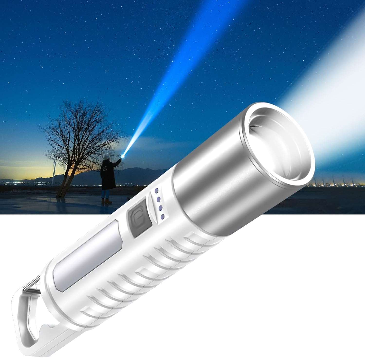 【74%OFF】【899円】 sunscien Type-C充電式 防災士監修 高輝度 高級XPEライト 格納式ズームランプヘッド LEDライト