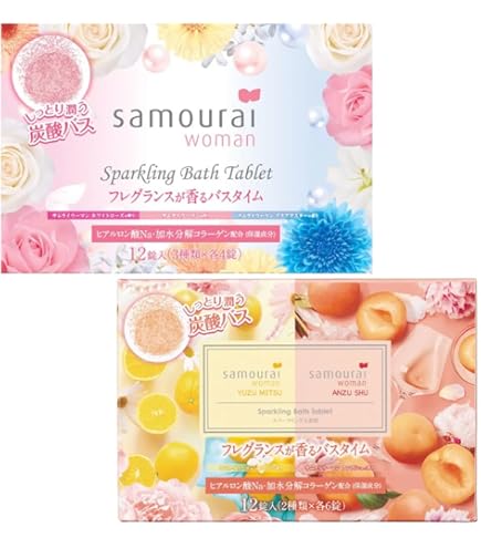 Amazon | サムライウーマン スパークリングバスタブレット 炭酸入浴料3