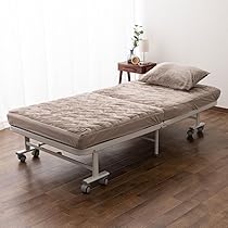 エムール 折りたたみベッド シングル ハイタイプ 耐荷重約500㎏ Amazon.co.jp: エムール ベッド 折りたたみベッド シングル ハイ