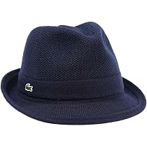 Amazon | [Lacoste] 帽子 ハット メンズ マニッシュ 中折れ帽