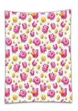 ChaoranテーブルクロスPig Decorコレクション貯金箱とドル記号お金コインボックスPennies漫画デザインピンクHolidayホームデコレーション