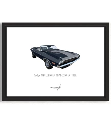 ポスター　額付き　vintage Amazon.co.jp: ポスター ビンテージカーポップアート アメ車 A4