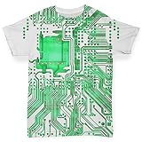 Twisted Envy回路ボードベビー幼児用面白い手織り印刷ベビーTシャツ US サイズ: S カラー: ホワイト