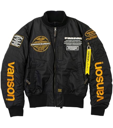 Vanson Leathers ジャケット VS15110W Amazon | ヴァンソンレザース(vanson leathers) バイク用ジャケット